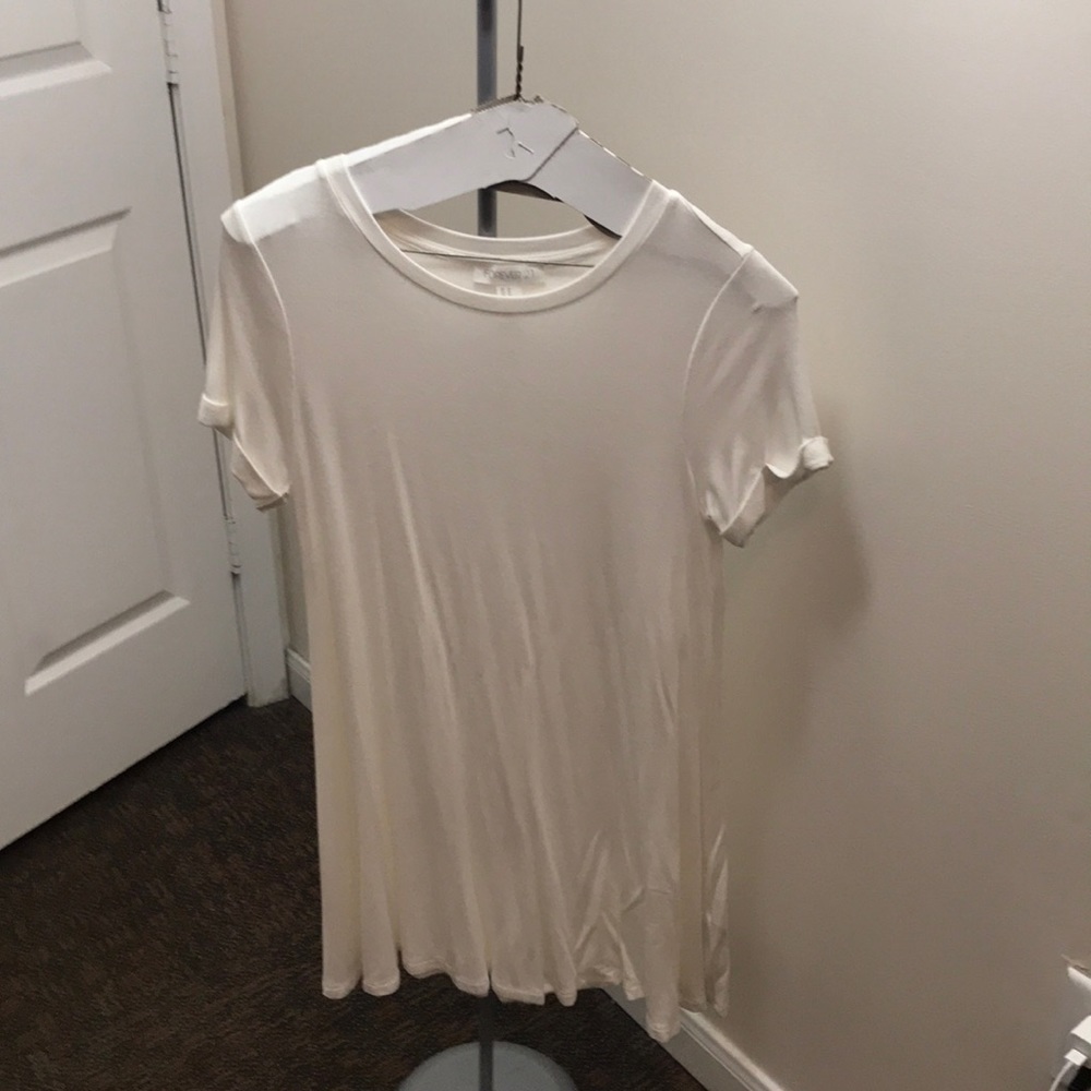 White Forever 21 T-Shirt Dress